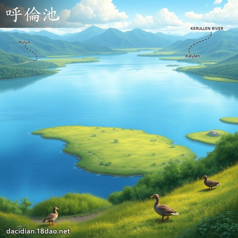 呼伦池 - 国语大辞典配图