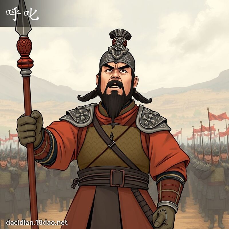 呼叱 - 国语大辞典配图