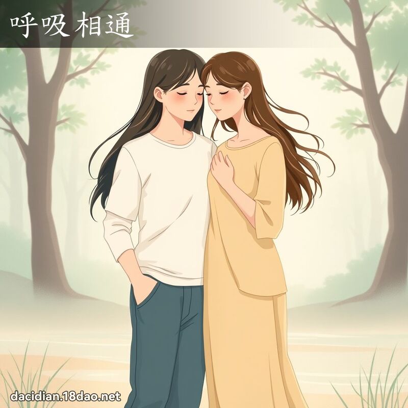 呼吸相通 - 國語大辭典配圖