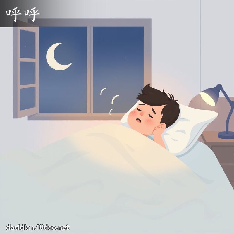 呼呼 - 国语大辞典配图