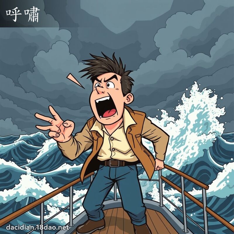 呼啸 - 国语大辞典配图