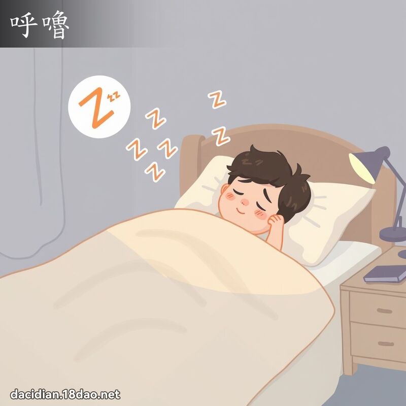 呼嚕 - 国语大辞典配图