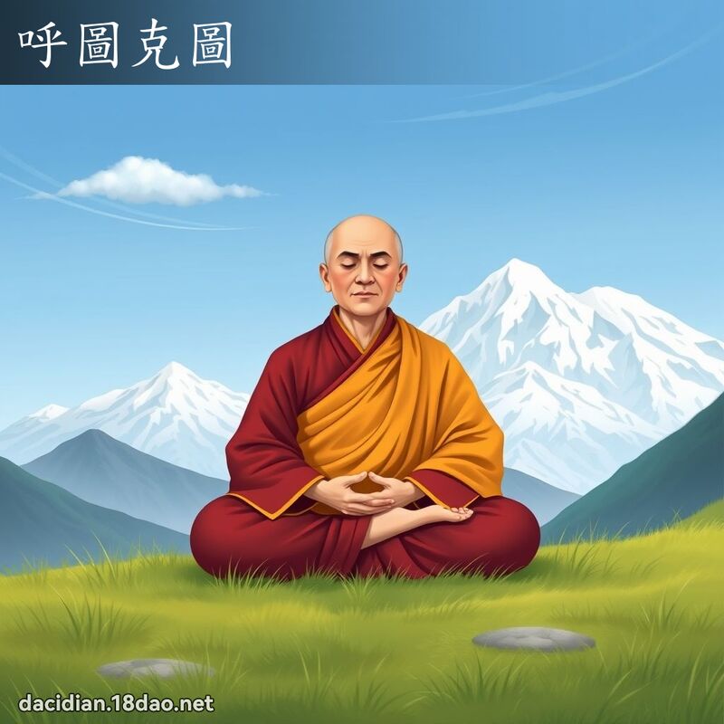 呼图克图 - 国语大辞典配图