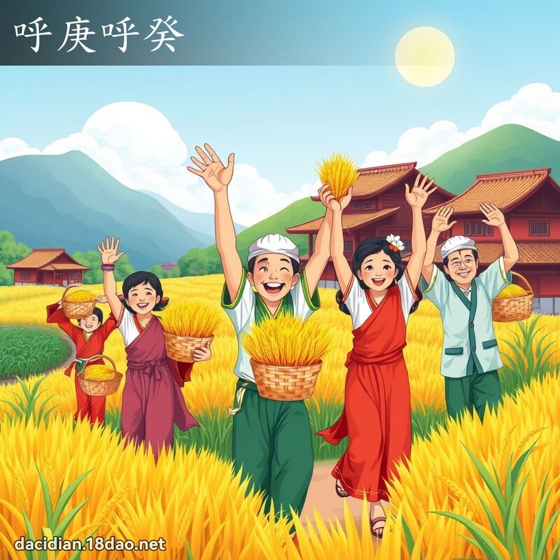 呼庚呼癸 - 国语大辞典配图