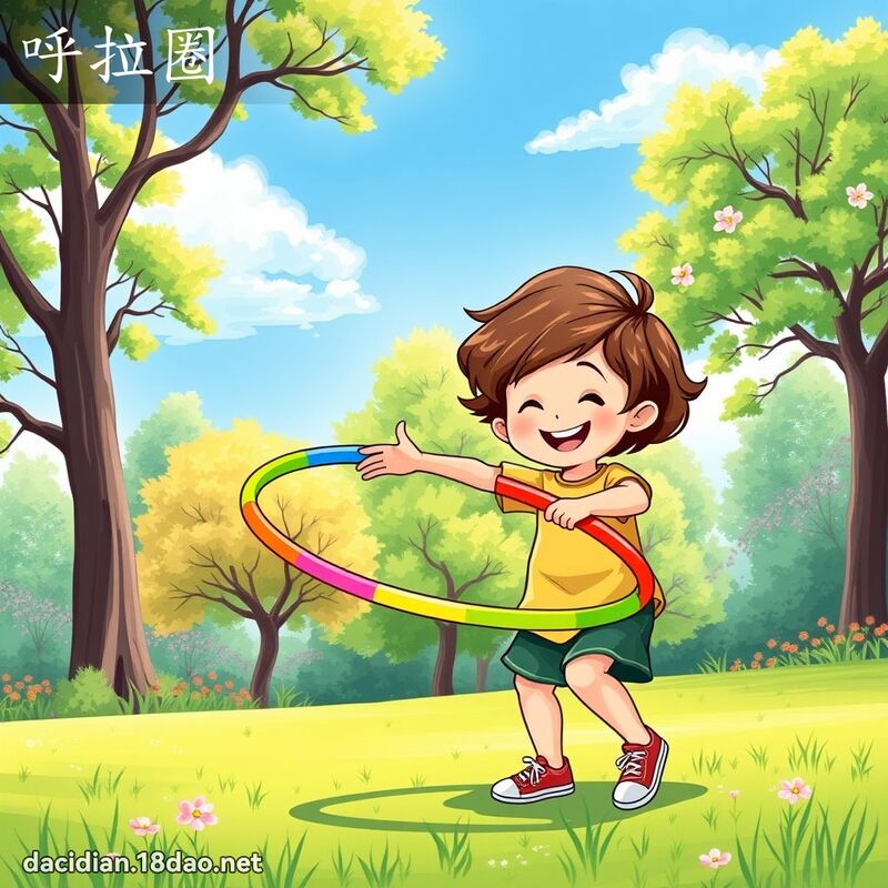 呼拉圈 - 國語大辭典配圖