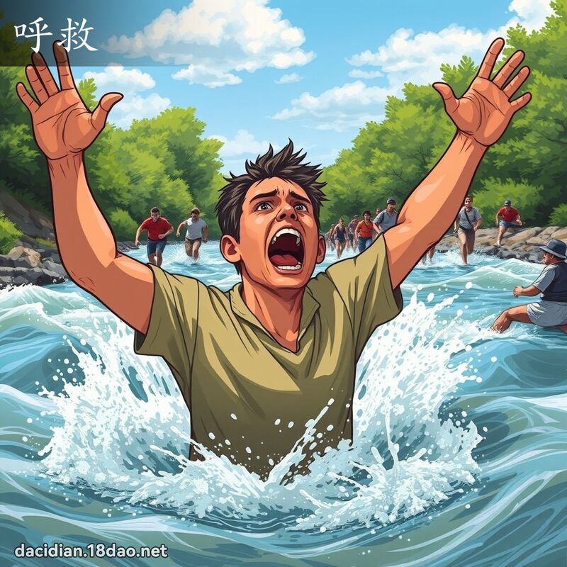 呼救 - 國語大辭典配圖