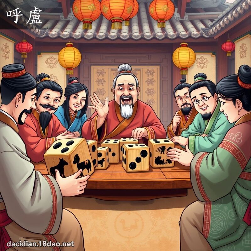 呼盧 - 國語大辭典配圖