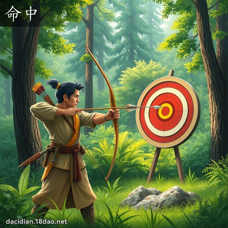命中 - 國語大辭典配圖