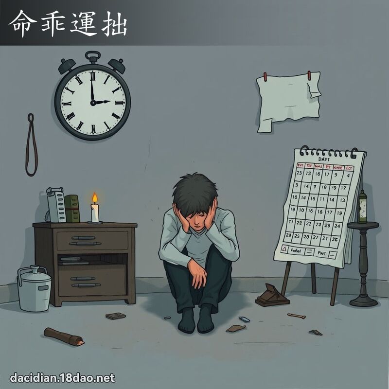 命乖運拙 - 國語大辭典配圖