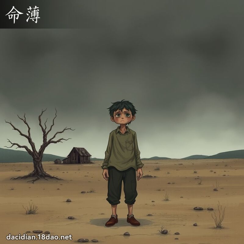 命薄 - 国语大辞典配图