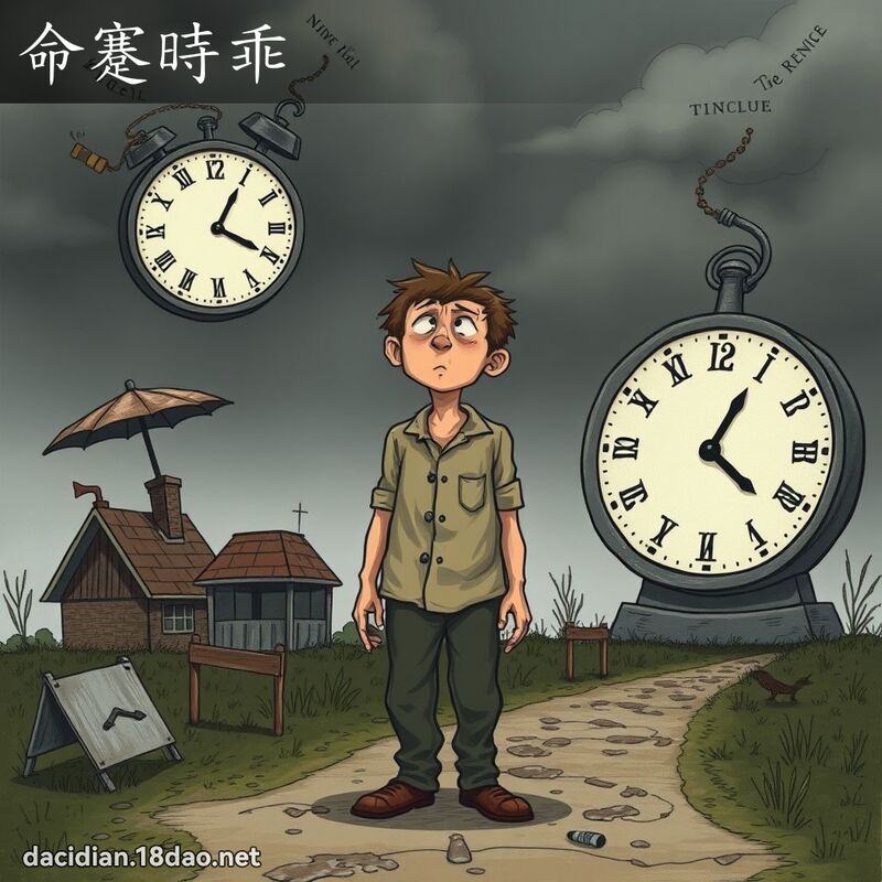 命蹇時乖 - 國語大辭典配圖