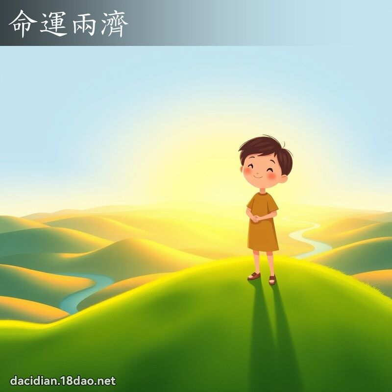 命运两济 - 国语大辞典配图