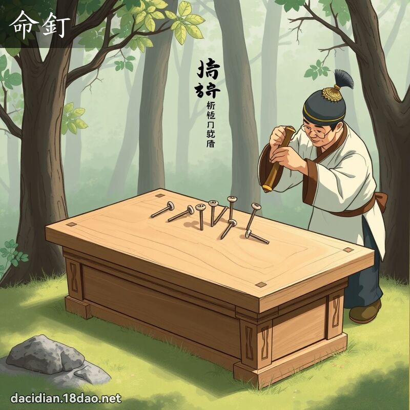 命釘 - 國語大辭典配圖