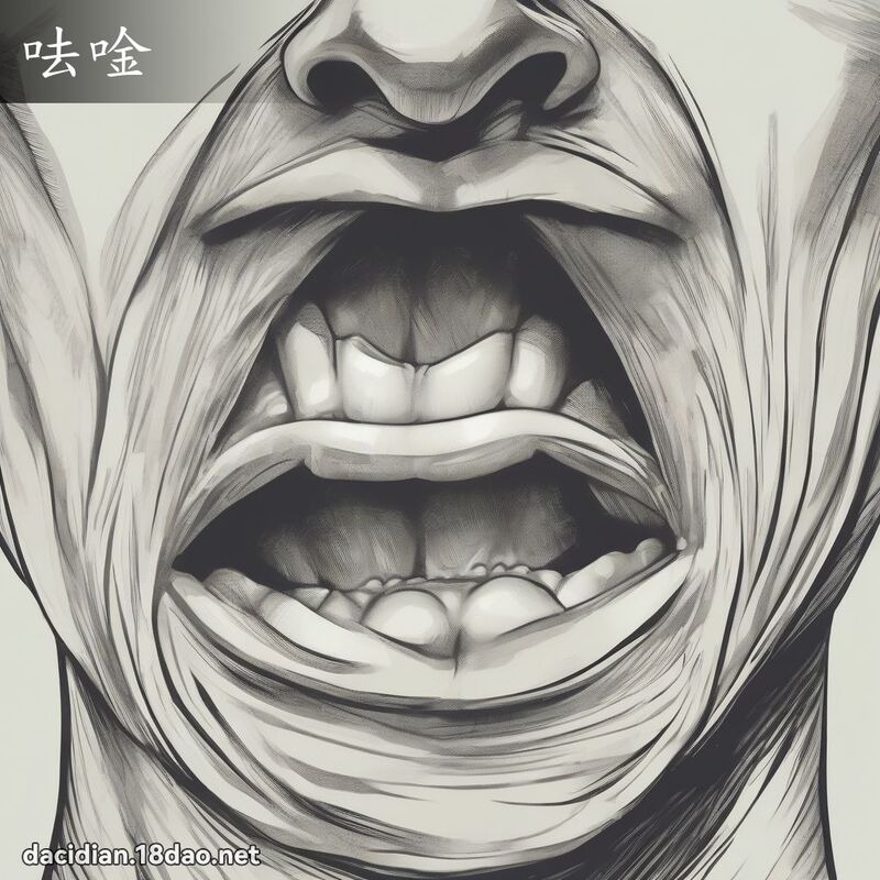呿唫 - 国语大辞典配图