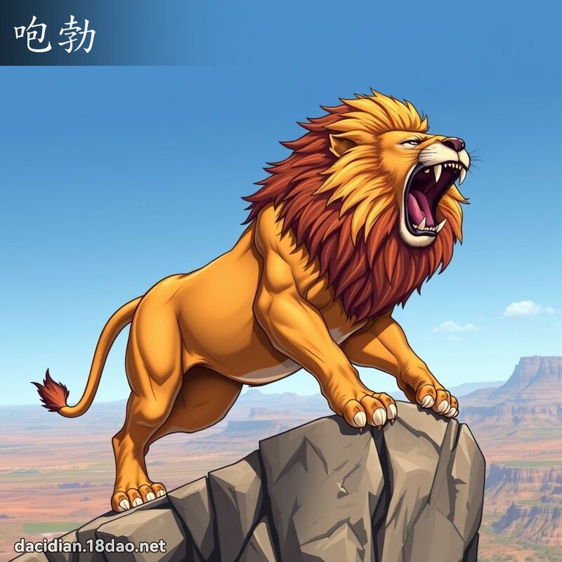 咆勃 - 國語大辭典配圖