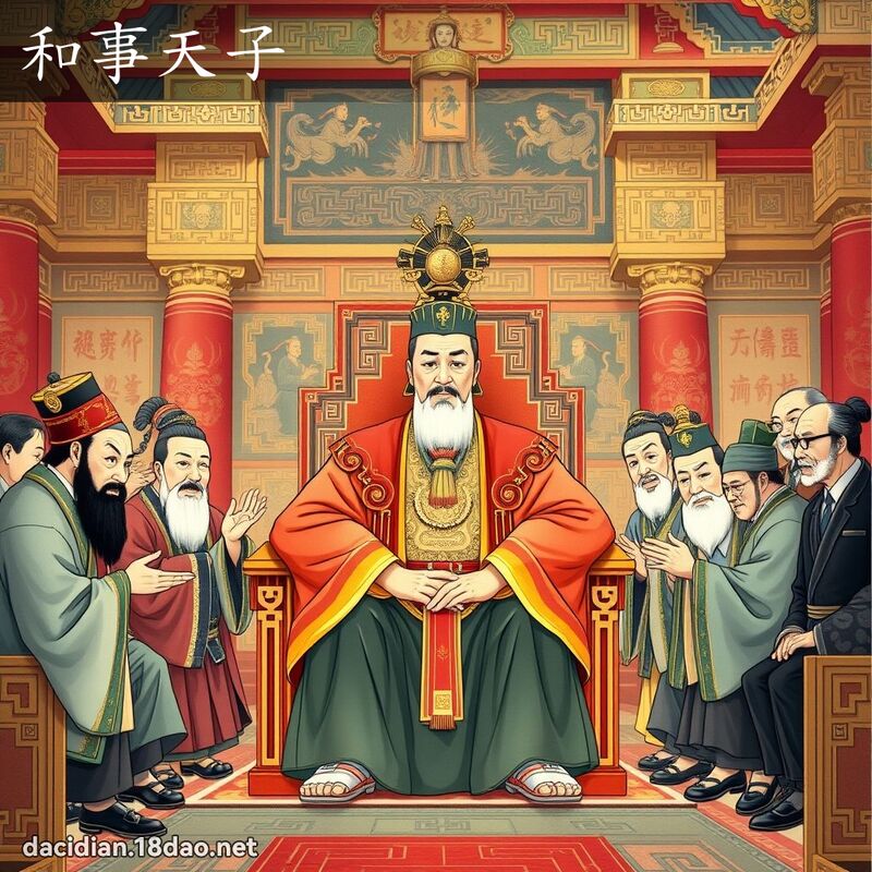 和事天子 - 國語大辭典配圖
