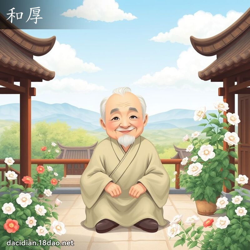 和厚 - 国语大辞典配图