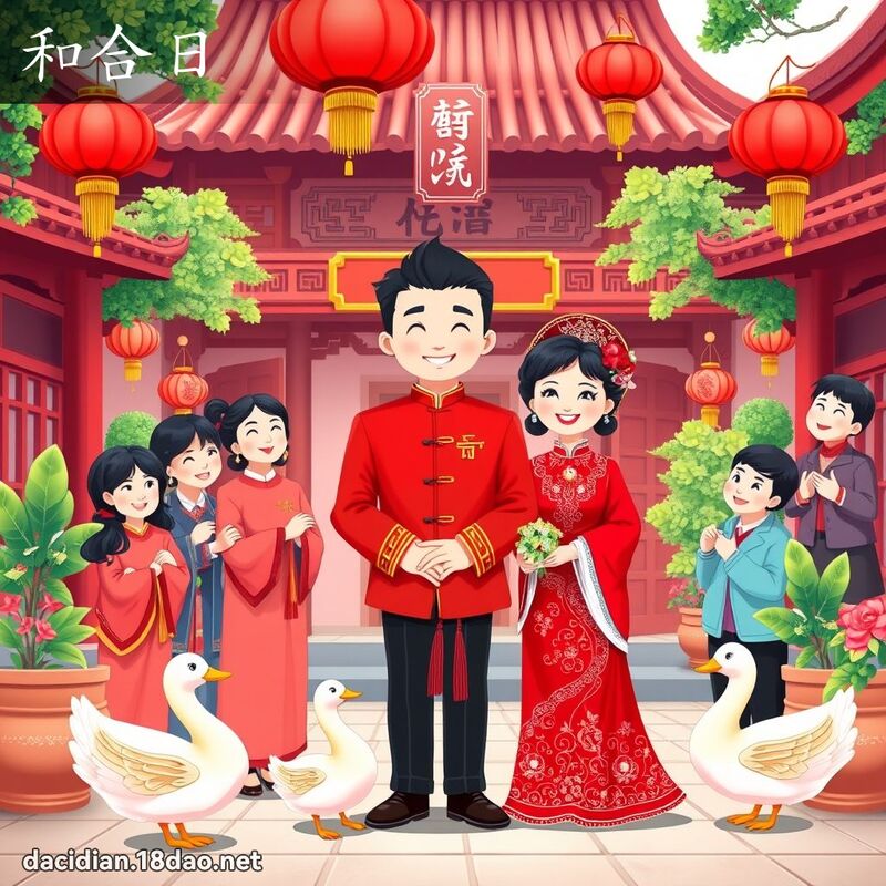 和合日 - 国语大辞典配图