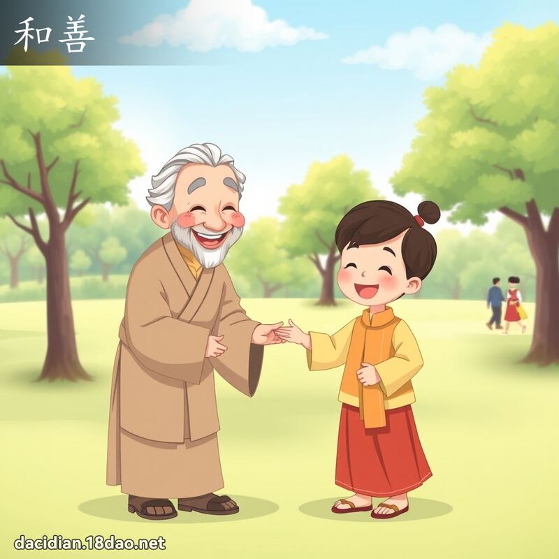 和善 - 国语大辞典配图