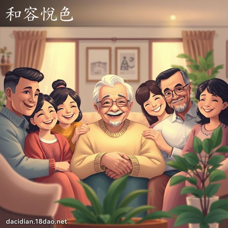 和容悅色 - 國語大辭典配圖