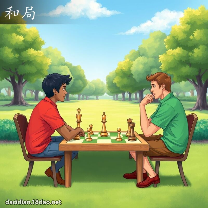 和局 - 国语大辞典配图