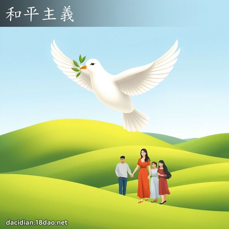 和平主義 - 國語大辭典配圖