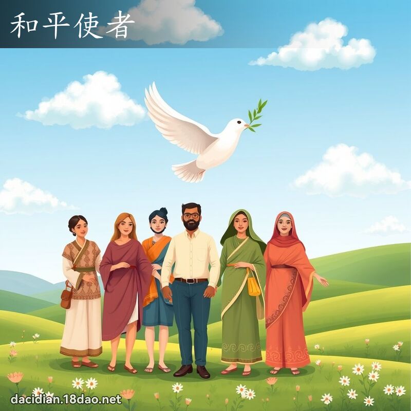 和平使者 - 国语大辞典配图