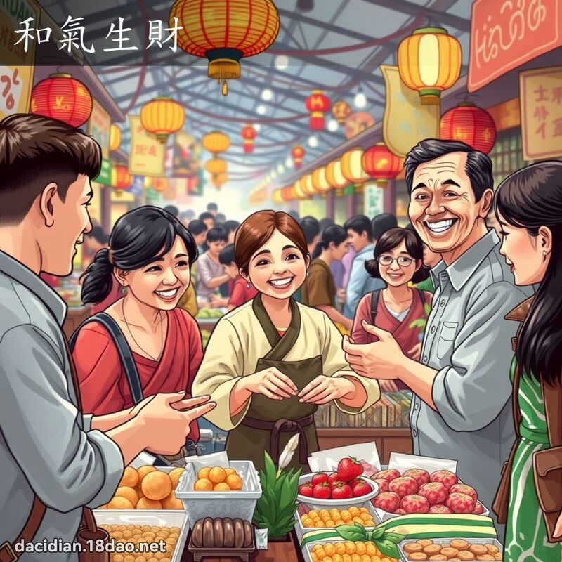 和氣生財 - 國語大辭典配圖