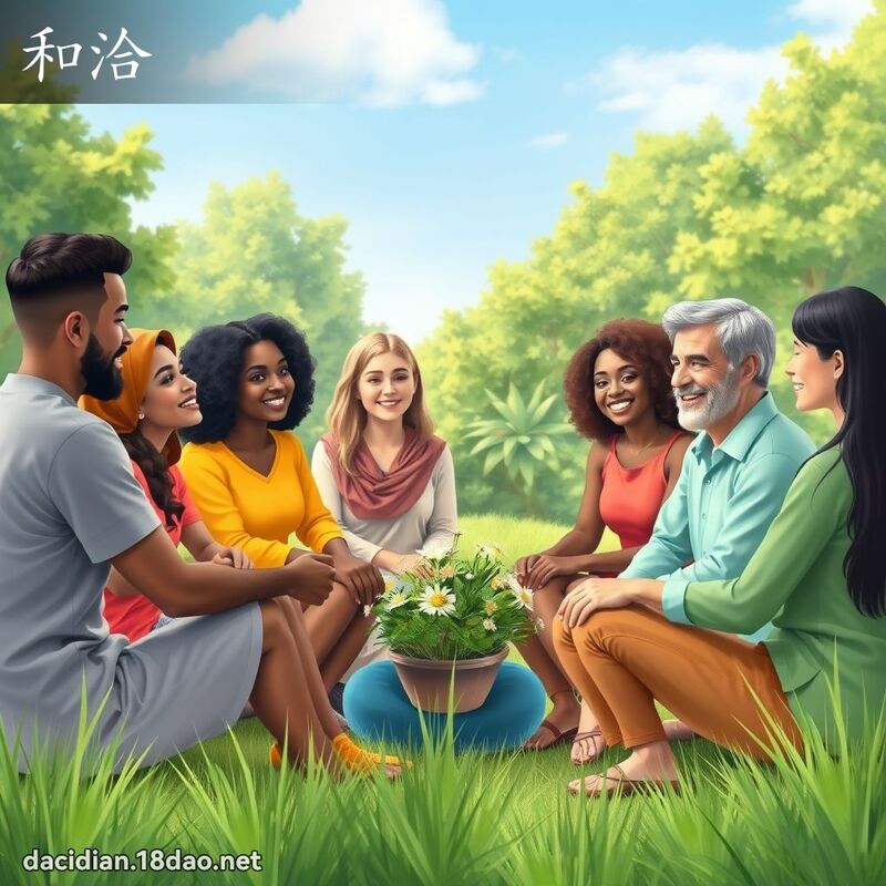 和洽 - 國語大辭典配圖