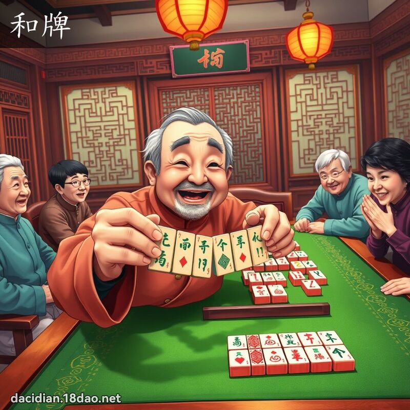 和牌 - 國語大辭典配圖