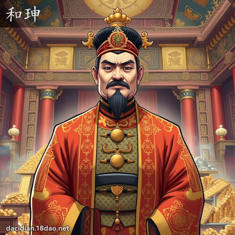 和珅 - 國語大辭典配圖