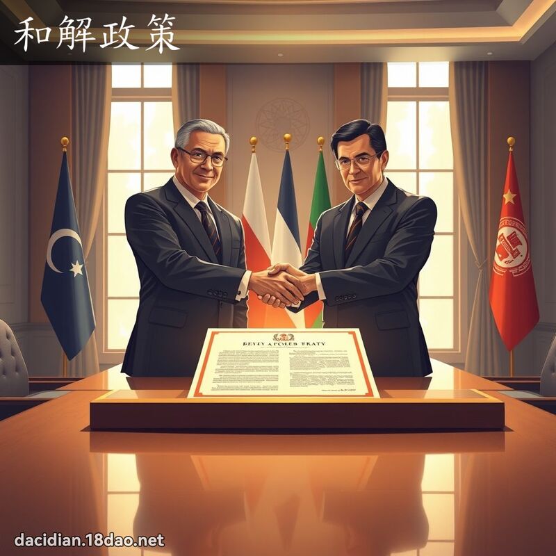 和解政策 - 国语大辞典配图