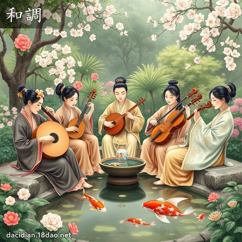 和调 - 国语大辞典配图