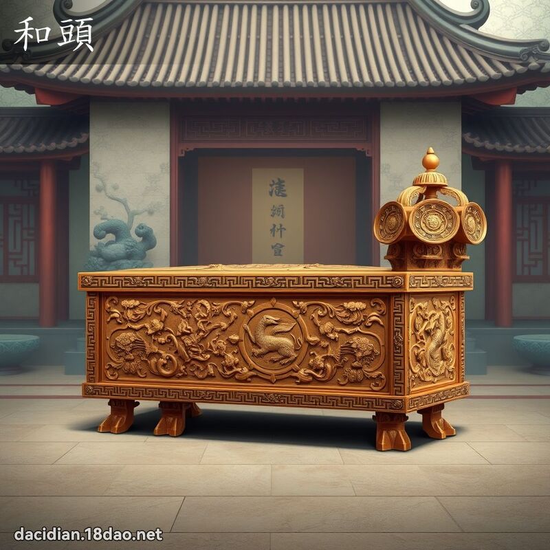 和頭 - 國語大辭典配圖