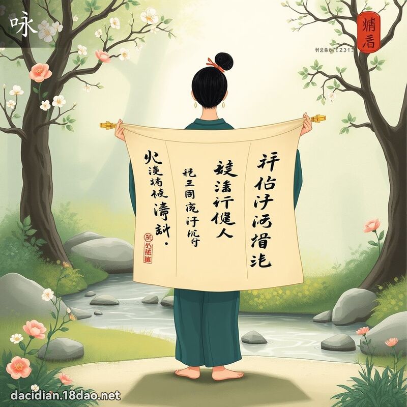 咏 - 國語大辭典配圖