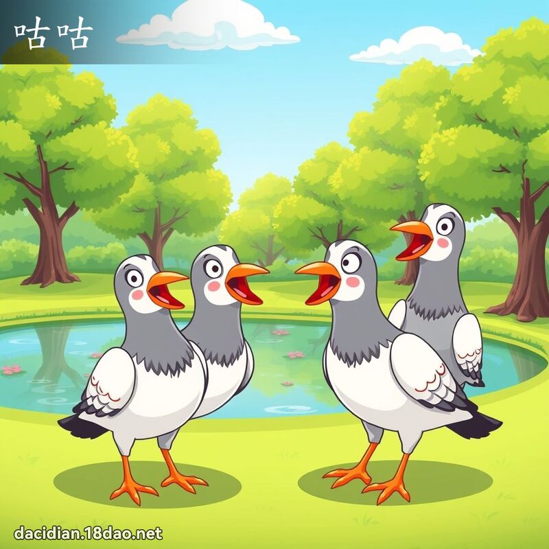 咕咕 - 国语大辞典配图