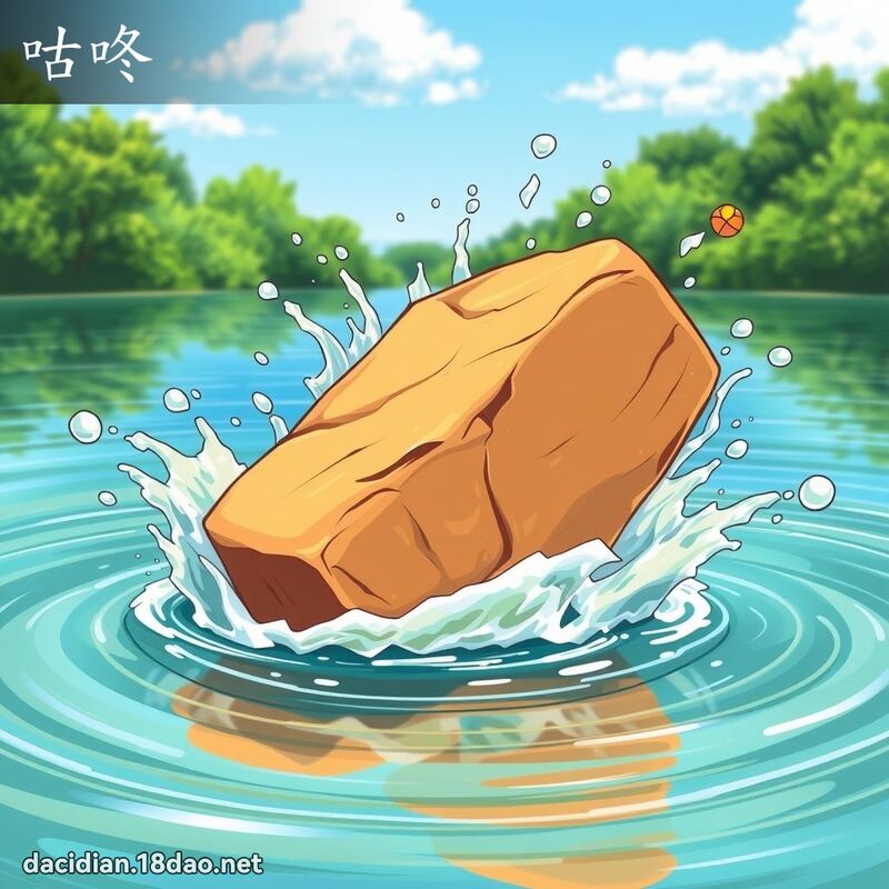 咕咚 - 國語大辭典配圖