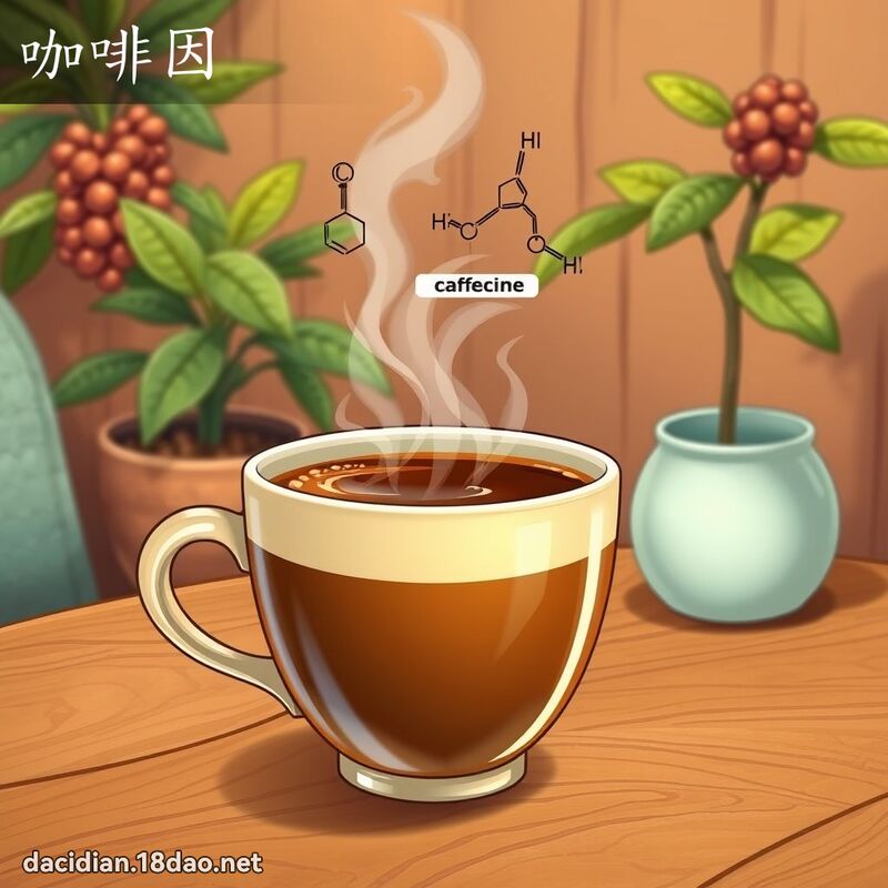 咖啡因 - 國語大辭典配圖