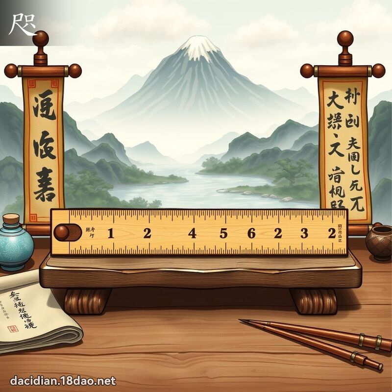 咫 - 國語大辭典配圖