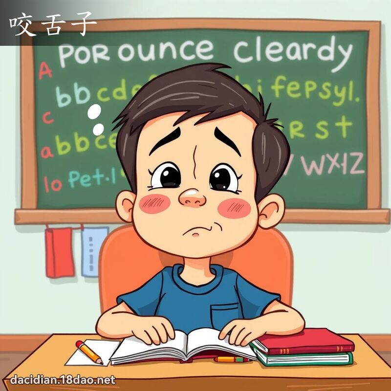 咬舌子 - 国语大辞典配图