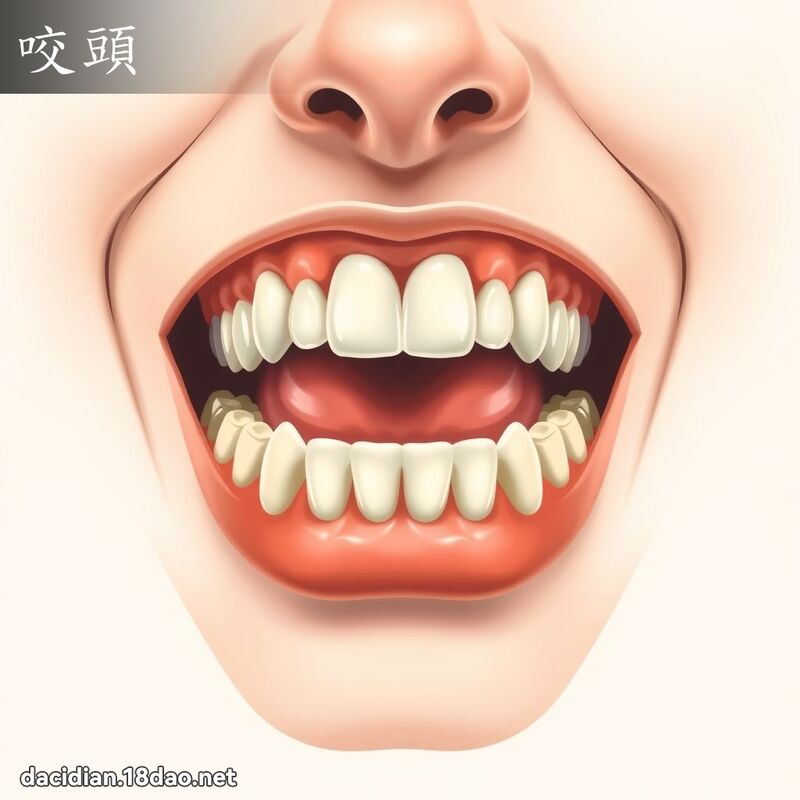 咬头 - 国语大辞典配图