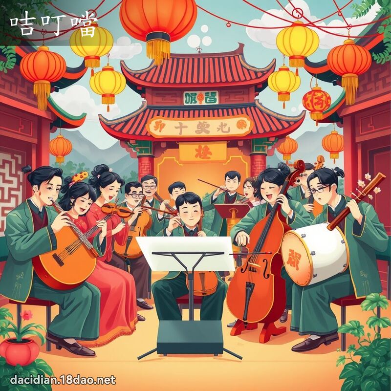 咭叮噹 - 國語大辭典配圖