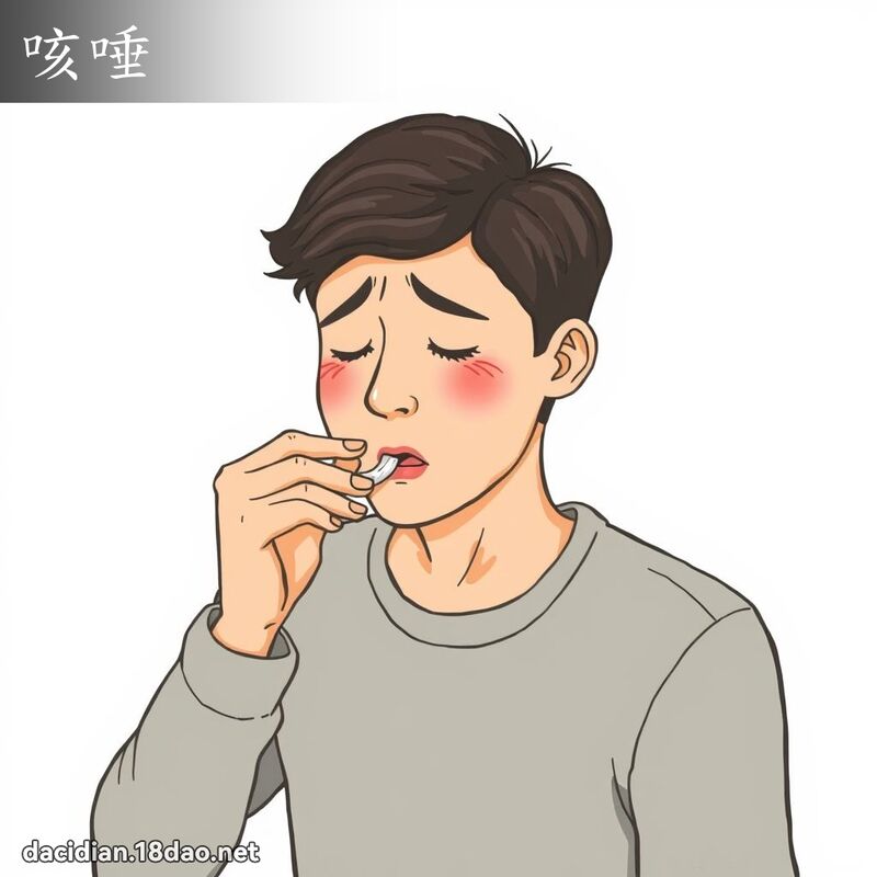 咳唾 - 国语大辞典配图