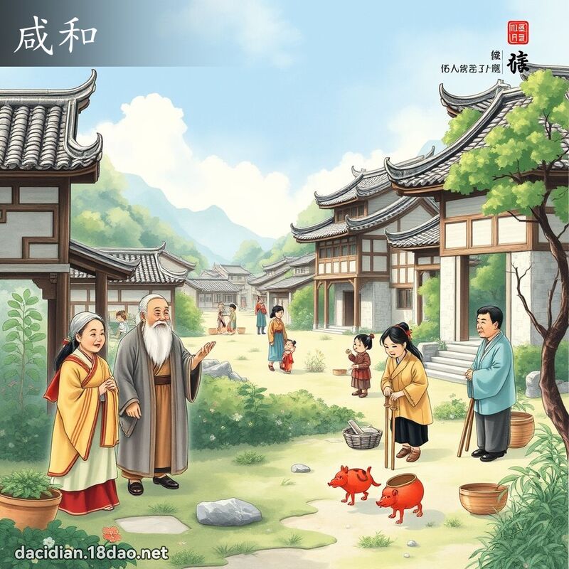 咸和 - 国语大辞典配图