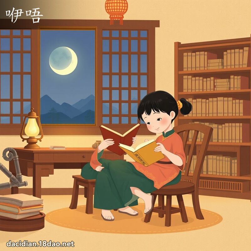 咿唔 - 国语大辞典配图
