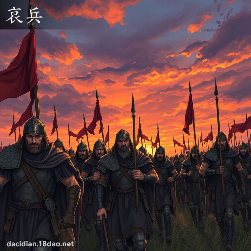 哀兵 - 国语大辞典配图