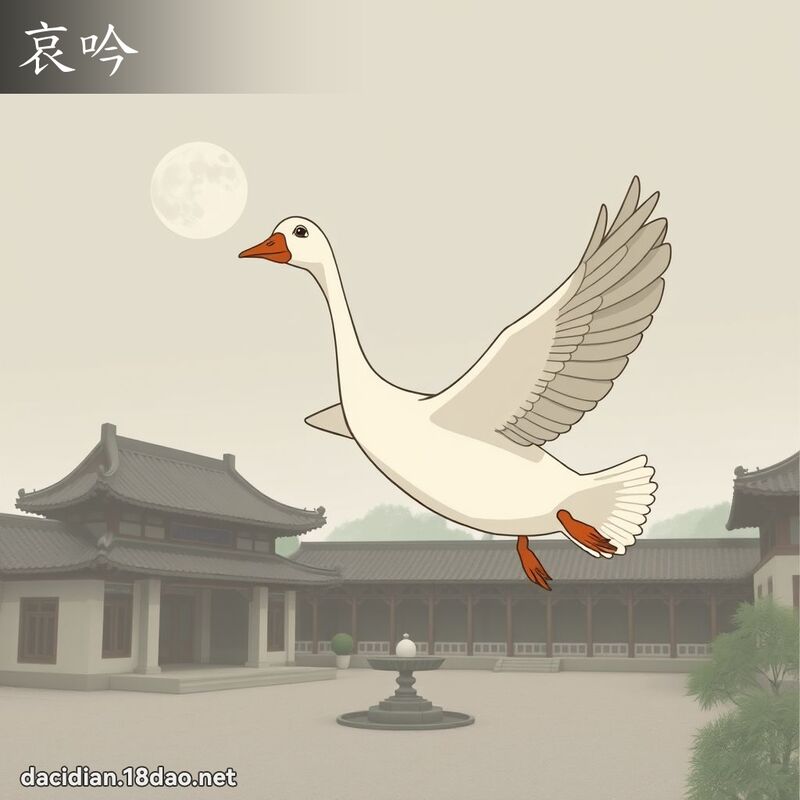 哀吟 - 國語大辭典配圖