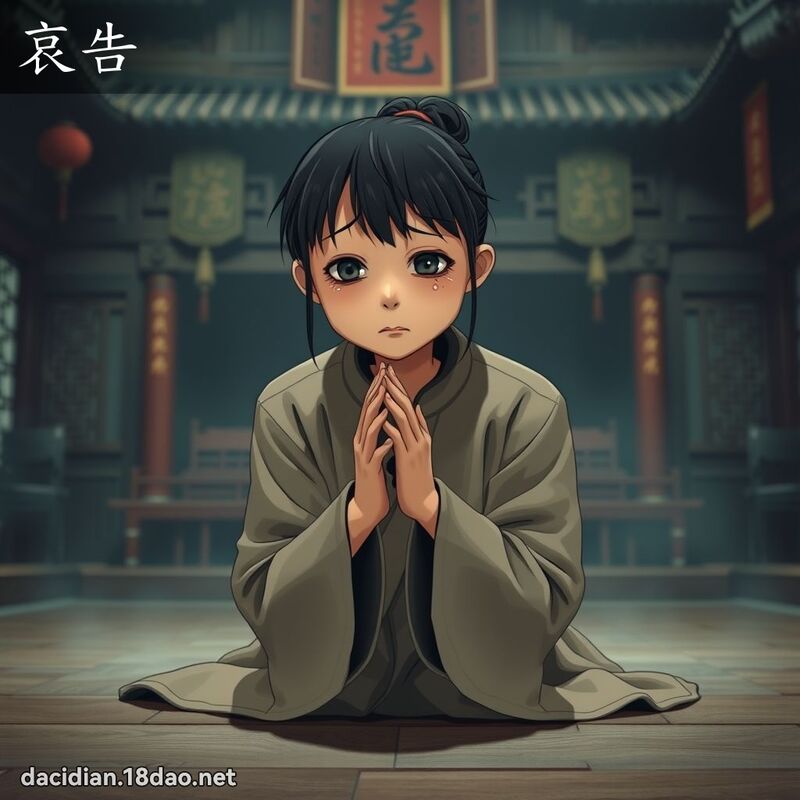 哀告 - 國語大辭典配圖
