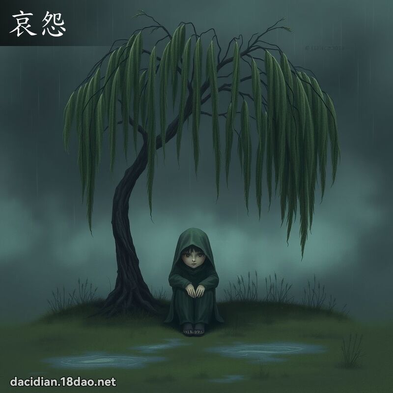 哀怨 - 國語大辭典配圖