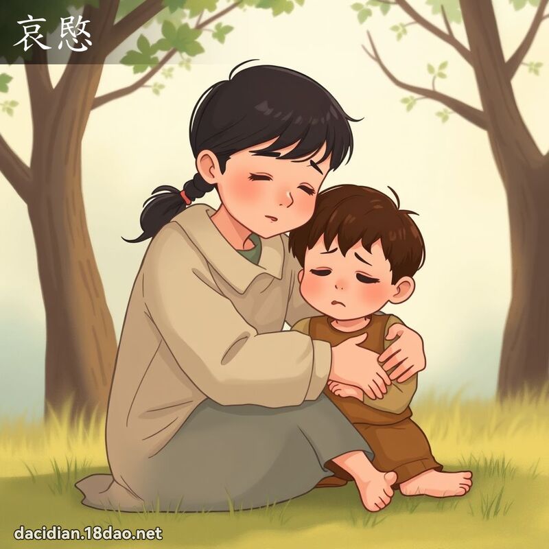 哀愍 - 國語大辭典配圖